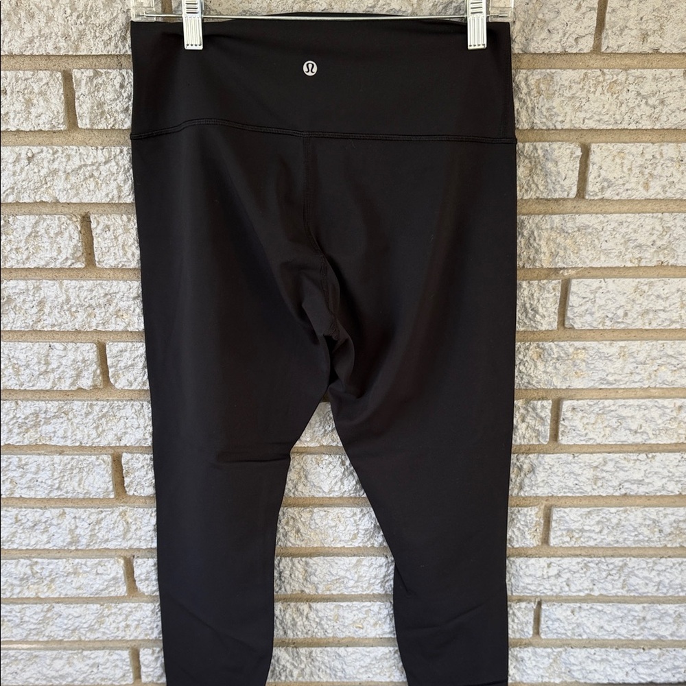 lululemon athletica women Black Leggings with Logo